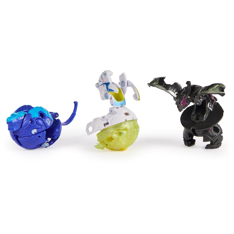 Bakugan 3.0 Starter Pack with 3 Balls, Individually Assembled Action