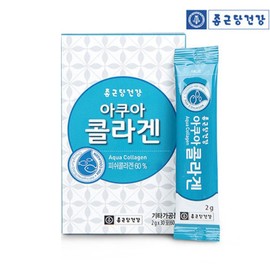 Chong Kun Dang Collagen Aqua Collagen Fish Collagen Powder Powder 30 Packets / 종근당콜라겐 아쿠아 콜라겐 피쉬콜라겐 가루 분말 30포