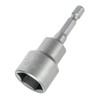 Nut Driver Socket 1PCS 17mm 1/4" Hex Shank Bit Socket