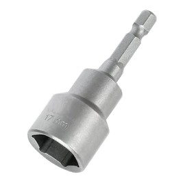 Nut Driver Socket 1PCS 17mm 1/4" Hex Shank Bit Socket Magnetic Nut Setter for Drills, Nut Driver, and Impact Socket Adapter