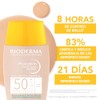 BIODERMA, Protector Solar, Photoderm NUDE Touch Mineral Tono Claro, FPS50+,