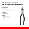 SANTUL, Pinzas de Electricista, Mordaza Estirada, Sujetar y Cortar, Mango