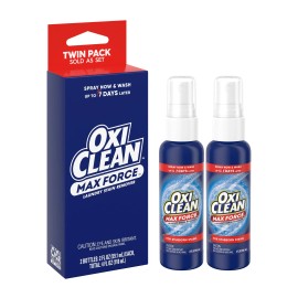 OxiClean Max Force Laundry Stain Remover Spray 2 Fl Oz Pack of 2
