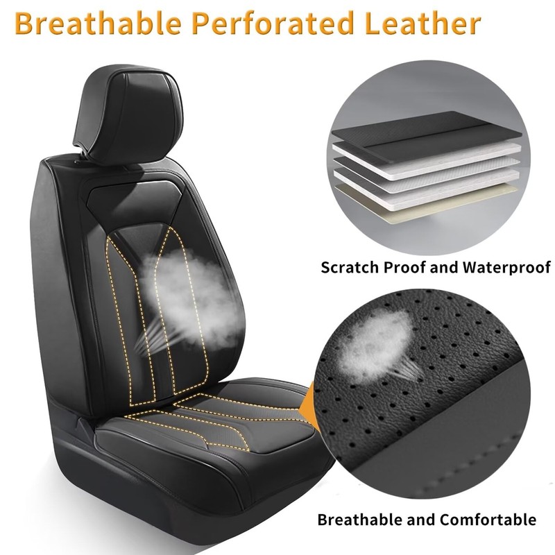 RAWAKORW Car Seat Covers Fit for Chevy Traverse 2018-2025 2026