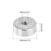 uxcell M6 Thread 20mm Diameter Round Shape Aluminum Disc Hardware