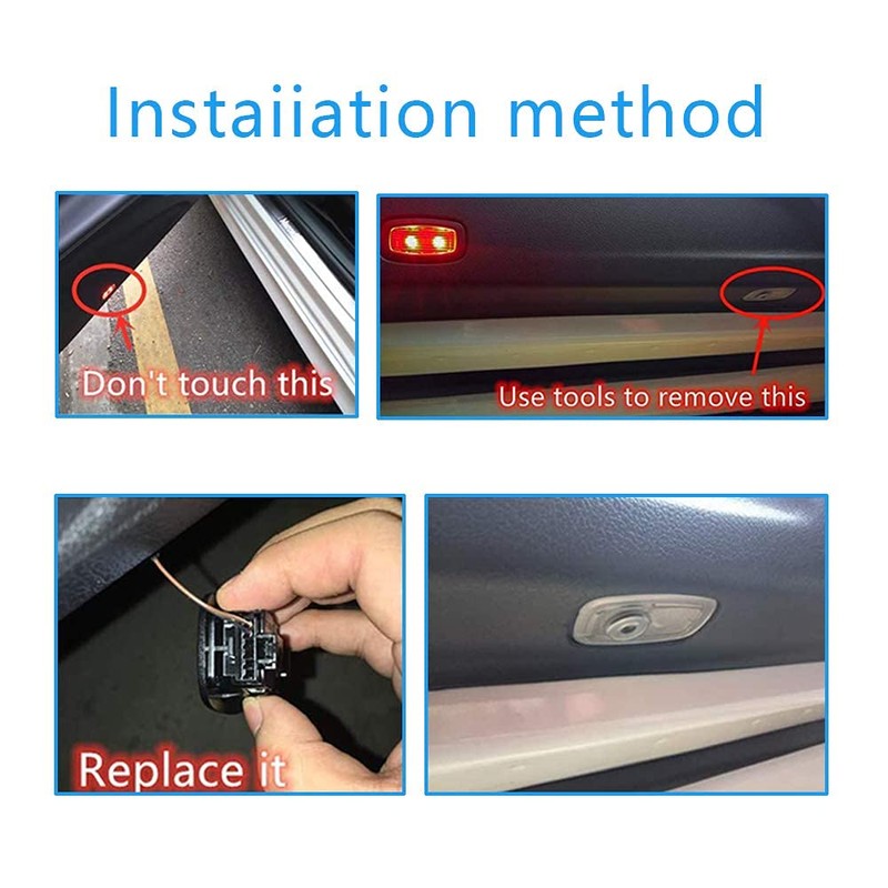 2Pcs Car Door Light LED Welcome Light Projector Door Shadow