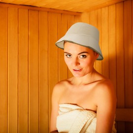 balacoo Wool Sauna Hat Felt Sauna Hat Sauna Room Hats Sauna Hair Cap Russian Shower Hat Sauna Wool Hat Sauna Cap Russian Banya Cap Sauna Hat for Men Man White Take a Bath Scarf