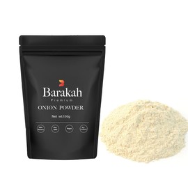 Premium Onion Powder 150g | 100% Pure, Natural, & Aromatic | Great for Cooking, Seasoning, Soups, Sauces, and Health Benefits | Non-GMO, Gluten-Free, No Additives