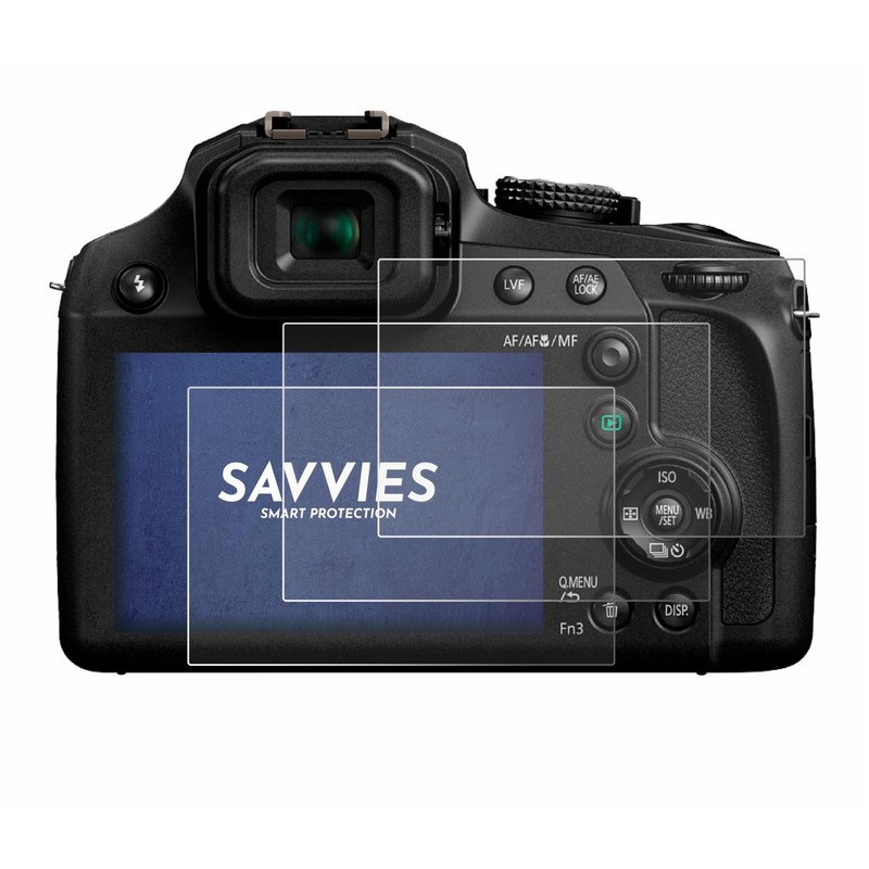 6x Savvies screen protection film for Panasonic Lumix DC FZ82