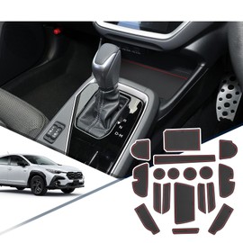 [RUIYA] Subaru Crosstrek GUD/GUE Type Interior Rubber Mat, Crosstrek Gu Type, Door Pocket Mat, Console Mat, Crosstrek Rubber Mat, Anti-Slip, Non Slip Mat, Storage Box Rubber Mat, Designed for