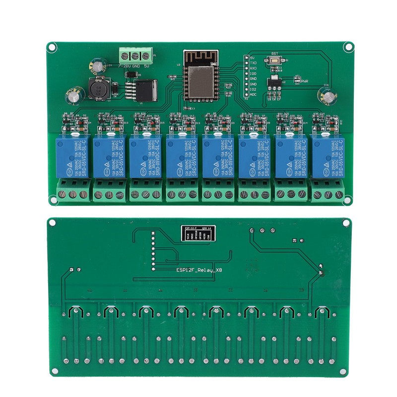 Relay Module WIFI 8‑Channel ESP8266 Development Board for Wireless Control