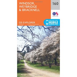 Windsor, Weybridge & Bracknell (OS Explorer Map, Band 160)