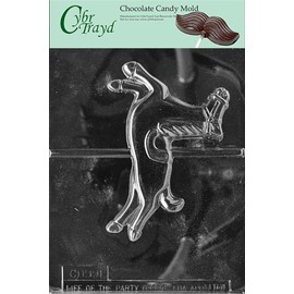 LARGE CAROUSEL HORSE chocolate candy mold