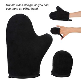 Guante De Bronceado LocióN De MitóN De Bronceado Aplicar LocióN De De LocióN Bronceadora De Microfibra Ultra Suave Para Auto Bronceador[02]