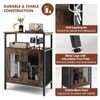 LOKO Wine Bar Cabinet, Industrial Liquor Cabinet with Detachable Wine