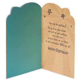 American Greetings Birthday Card for Grandson (You Can Do Anything)
