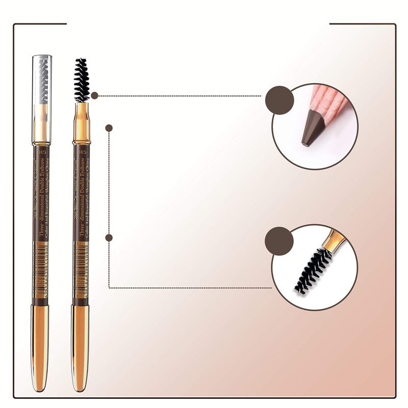 Eyebrow Pencil Longlasting Waterproof Durable Automaric Liner Eyebrow 5 Colors