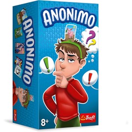 Trefl, Anonimo, Juego Social, Juego Familiar, Juego de Fiesta de Adivinar Quién Eres, Adivinar Palabras Clave, Tarjetas Pictóricas, Juego para