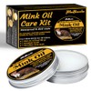 Mallbaola Mink Oil for Leather Boots - 4-Piece Kit with