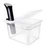 Everie Sous Vide Container 12 Quarts with Universal Collapsible Hinged