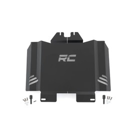 Rough Country Catalytic Converter Shield for Toyota Tacoma 2WD/4WD (2016-2023) - Anti Theft Skid Plate, 14-Gauge Steel, Bolt-On Protection & Powder-Coated Finish