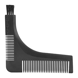 ZJchao Moldeador de Barba, Peine para Barba con Plantilla Hombres Peines Moldear Plantilla de Peinado Y Moldeado Peine para Alinear Y Recortar el Cabe