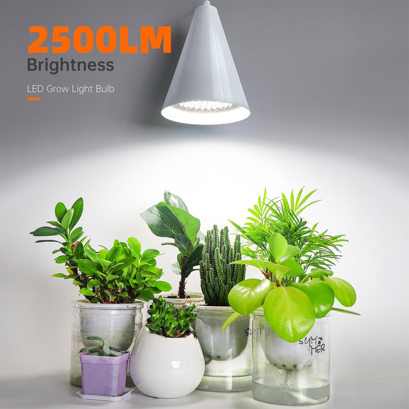 Bstrip Hanging Grow Lights for Indoor Plants-25W Full Spectrum 5000K