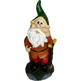 Gnome Figurine / Decorative Figure / Polyresin / Weatherproof / Garden Gnome / Gnome / Smurf / Plastic / Pink