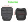 Papakesue 2Pcs 321721173 Rubber Brake Clutch Pedal Pad Cover, Pedal