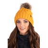 VIVISENCE 7014 Women's Bobble Hat Winter Warm Thick Patterned Made