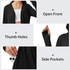 Womens Sun Protection Athletic Cardigan Lightweight Summer UPF50+ Long Sleeve