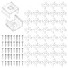 PATIKIL 80 Pcs LED Tripping Light Clips Mounting Brackets Fixing