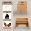 AVDAR Wooden Step Stool for Kids, 14” One Step Stool