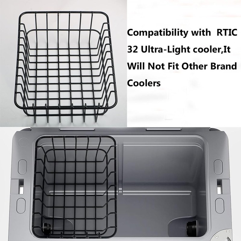 Cooler Basket for RTIC 32 QT,Storage Insert Dry-Goods Baskets Compatible