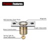 JQK Closet Magnetic Door Ball Catch Hardware, 430 Stainless Steel