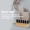 Essential Oils Storage Box, 11 Holes Essential Oil Display Stand,