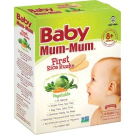 Baby Mum Mum Snack Vegetable Rice Rusk 18 pack