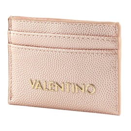 VALENTINO Divina Credit Card Case Pink Metallizato, Pink Metallizato