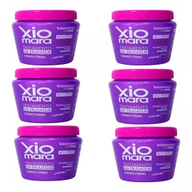 Xiomara Trat Capilar Sin Enjuague Cuidado Xtremo 500g 6 Pzs