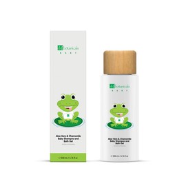 Dr Botanicals Aloe Vera & Chamomile Baby Shampoo and Bath Gel | 97.67% Natural, 100% Vegan & Dermatologically Tested | 200 ml, White