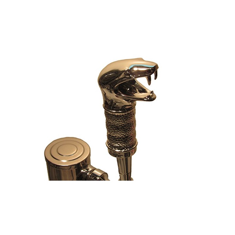 Chrome Viper Beer Tap Handle Sports Bar Kegerator Resin Breweriana