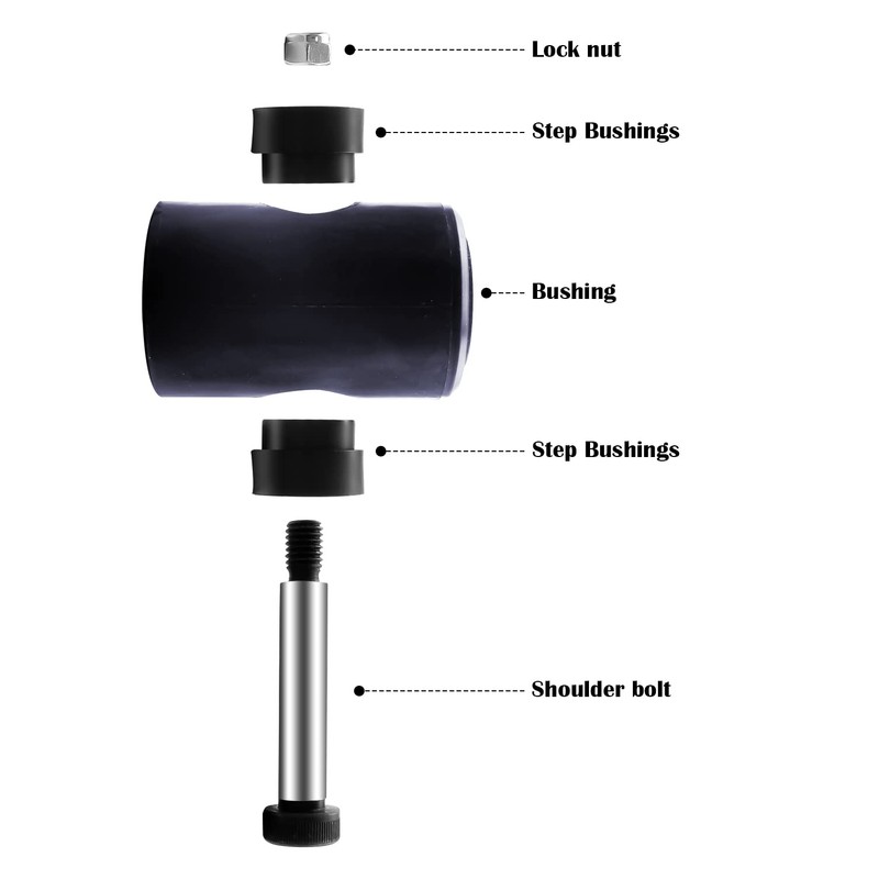EMIHO Shifter Isolator Bushing Kit Replace MS99-63399 Fit for Eaton