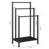 Freestanding Towel Rack, 3 Tier Metal Towel Rack Blanket Rack
