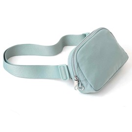 MELCOU Fanny Pack with Anti Theft for Women Men, Unisex Small Crossbody Belt Bag for Traveling Hiking Running Workout, Everywhere Waist Bag Pack with Adjustable Strap- Teal