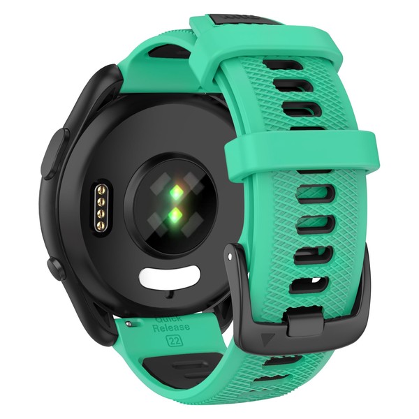 OVERSTEP Compatible with Garmin Forerunner 265 Replacement Band, Quick Release