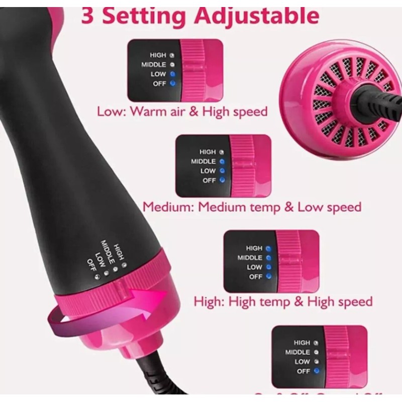 ggnails612 Enlite Hair Dryer Brush 🇺🇸4 in 1. Hair Straightener