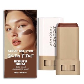 GECOMO Beauty Balm Serum Boosted Skin Tint-A 3 En 1: Base De Maquillaje En Barra, Ligera, Con Color Sólido, Hidratante, Contorno Facial, Cobertura Mod