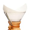 Chemex Filtros de café, 100 unidades, bond, Cuadrado, Transparente, 1