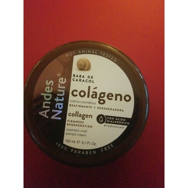 BABA DE CARACOL COLAGENO 5.1oz/ANDES NATURE SNAIL EXTRACT & COLLAGEN