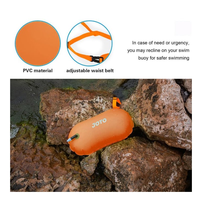 JOTO 2 Pack Swim Buoy Float for Open Water, Swimming